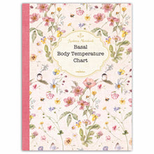 Load image into Gallery viewer, Accordian Fold Notebook A5 Basal Body Temperature Basal Body Temperature (Flower) | cho-049