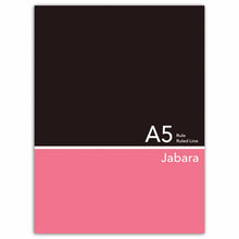 Load image into Gallery viewer, Accordian Fold Notebook A5 Black and Pink 7mm Ruled | cho-038