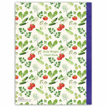 Load image into Gallery viewer, Accordian Fold Notebook A5 Health Records Body Weight Notebook (Flower) | cho-045