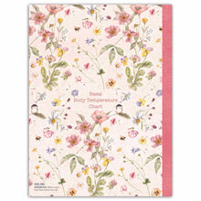 Load image into Gallery viewer, Accordian Fold Notebook A5 Basal Body Temperature Basal Body Temperature (Flower) | cho-049