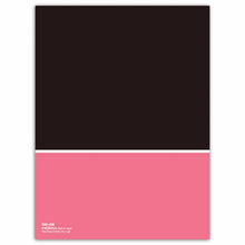 Load image into Gallery viewer, Accordian Fold Notebook A5 Black and Pink 7mm Ruled | cho-038