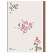 Load image into Gallery viewer, Accordian Fold Notebook A5 Pink Rose 7mm Ruled | cho-043