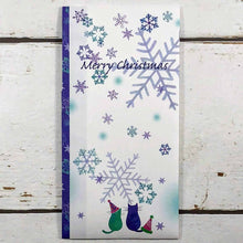 Load image into Gallery viewer, Multipurpose Japanese Traditional Money Envelope Christmas Sweet Cat | sg-214