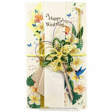 Load image into Gallery viewer, Shugi-bukuro Japanese Traditional Money Envelope Kotobuki Plumeria | sg-249