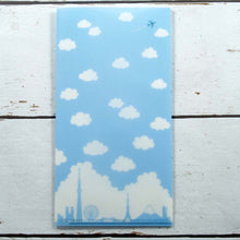 Load image into Gallery viewer, Clear Folder Slim Clouds and Silhouette | cf-062