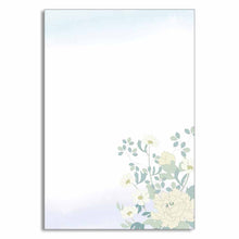 Load image into Gallery viewer, Seasons Postcard Mourning White and Yellow Flowers | mpc-047