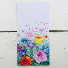 Load image into Gallery viewer, Envelope for a Gift of Money Multipurpose Flower Music | nsf-067