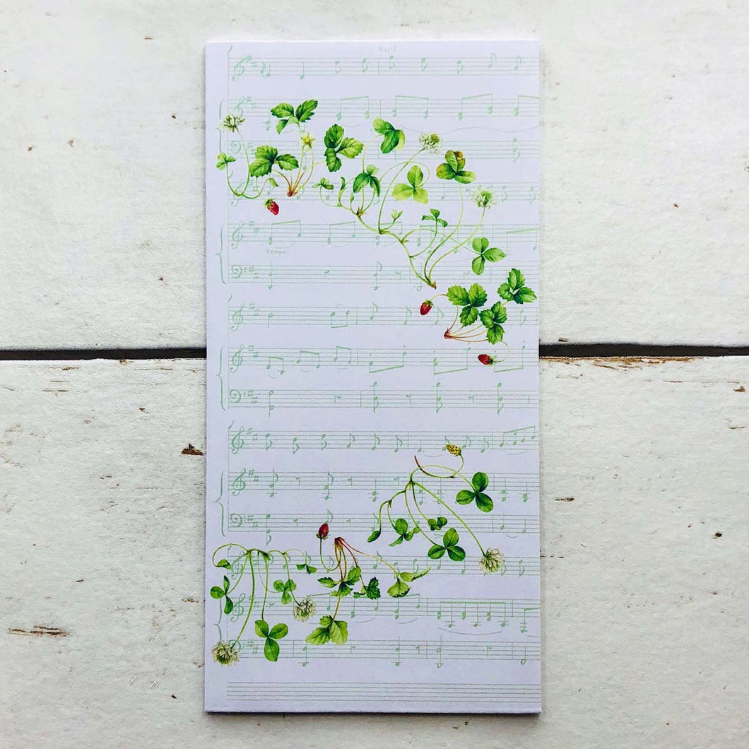 Envelope for a Gift of Money Multipurpose Music Strawberries | nsf-041