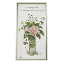 Load image into Gallery viewer, Stationery Paper Pad Fujico Hashimoto Series Rose and Potentilla Hebiichigo | pd-110