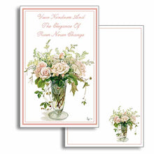 Load image into Gallery viewer, Stationery Paper Pad Fujico Hashimoto Series Pink Roses | pd-147