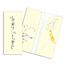 Load image into Gallery viewer, Ticket Folder Trumpet and Owl | cf-099