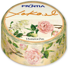 Load image into Gallery viewer, Masking Tape Yoko.N White & Pink Rose | msk-015