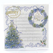 Load image into Gallery viewer, Paper Napkins Blue Christmas | pnk-032