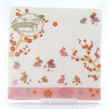 Load image into Gallery viewer, Paper Napkin Rabbit and Plum | pnk-035