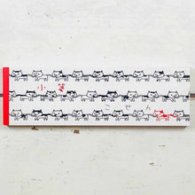 Load image into Gallery viewer, Slim Memo Pad Cat Ties | wp-063