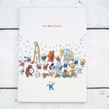 Load image into Gallery viewer, Notebook A5 We Love Music | cho-008