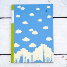 Load image into Gallery viewer, Notebook A5 Clouds and Silhouette | cho-037