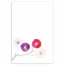 Load image into Gallery viewer, Seasons Postcard Mid-winter Greeting White Plum Akaume | kpc-016