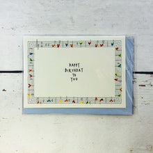 Load image into Gallery viewer, Greeting Card Birthday Score | cd-115
