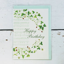Load image into Gallery viewer, Greeting Card Birthday Music Strawberries | cd-299