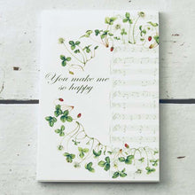 Load image into Gallery viewer, Postcard Pad Music Strawberries | hgs-153