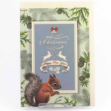 Load image into Gallery viewer, Greeting Card Christmas Card Classic Baby Squirrel | xcd-259
