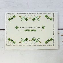 Load image into Gallery viewer, Greeting Card MultiPurpose Clover | cd-278