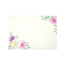 Load image into Gallery viewer, Note Cards and Envelopes Set Rose & Green | mls-108