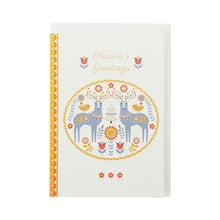 Load image into Gallery viewer, Christmas Card Classic Scandinavian Yellow belt | xcd-272