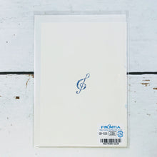 Load image into Gallery viewer, Greeting Card MultiPurpose Blue Music | cd-323