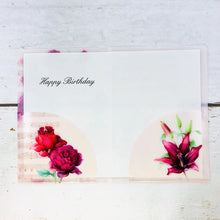 Load image into Gallery viewer, Greeting Card File Card Purple Rose | cd-350