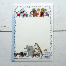Load image into Gallery viewer, Clear Folder A5 Quu Animal of Music Corps | cf-076
