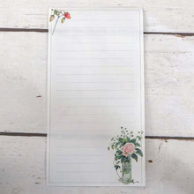 Load image into Gallery viewer, Stationery Paper Pad Fujico Hashimoto Series Rose and Potentilla Hebiichigo | pd-110