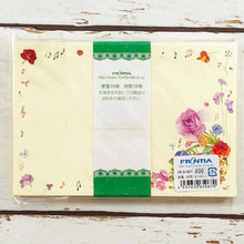 Load image into Gallery viewer, Note Cards and Envelopes Set Horn Flower & Music | mls-067