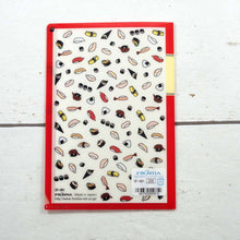 Load image into Gallery viewer, Clear Folder A6 Sushi Illustration | cf-081