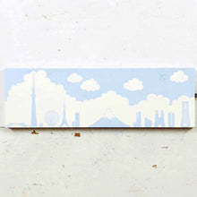 Load image into Gallery viewer, Slim Memo Pad Clouds and Tokyo Silhouette | wp-043