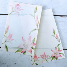 Load image into Gallery viewer, Stationery Paper Pad Lilies | pd-352