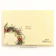Load image into Gallery viewer, Greeting Card Christmas Card Classic Christmas Blue Birds and Lease | xcd-249
