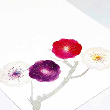 Load image into Gallery viewer, Seasons Postcard Mid-winter Greeting White Plum Akaume | kpc-016
