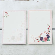 Load image into Gallery viewer, Postcard Pad Rose & Rose Hip | hgs-303