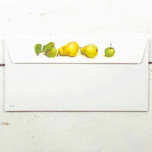 Load image into Gallery viewer, Envelope Yellow Flowers and Pear | ev-438