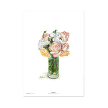 Load image into Gallery viewer, Clear Folder A4 Fujico Stripe Cross and Rose | cf-121