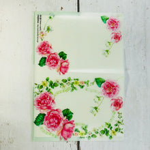 Load image into Gallery viewer, Greeting Card File Card Wild Rose | cd-351