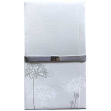 Load image into Gallery viewer, Bushugi-bukuro Japanese Traditional Money Envelope for Sympathy Spider Lily Silver | bsg-007