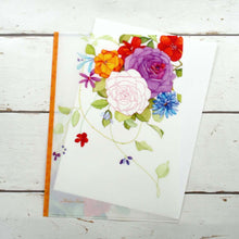 Load image into Gallery viewer, Clear Folder A4 Rose Bouquet | cf-056