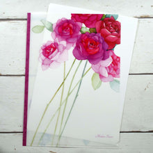 Load image into Gallery viewer, Clear Folder A4 Purple Rose | cf-057