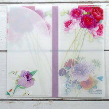 Load image into Gallery viewer, Clear Folder Slim Purple Rose | cf-065