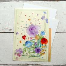 Load image into Gallery viewer, Clear Folder A5 Horn Flour & Music | cf-070