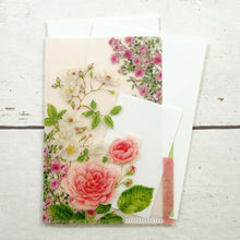Load image into Gallery viewer, Clear Folder A6 Botanical Rose | cf-078