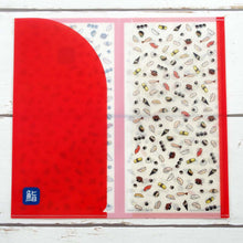 Load image into Gallery viewer, Clear Folder Slim Sushi Illustration | cf-089